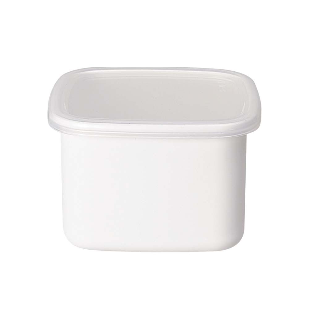 日本野田琺瑯—White Series系列方型保存盒（0.7L） - PEKOE食品雜貨鋪